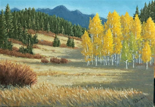 The Aspen Grove 8x10 $290 at Hunter Wolff Gallery